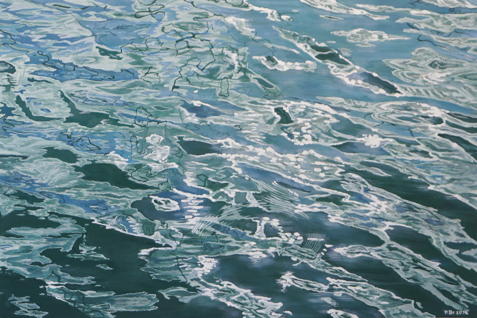 Registratie badge Herziening Oosterschelde - Krinkels en Schitteringen in het Water