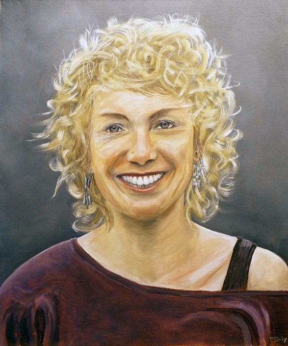 Portret - Marieke B. - Olieverf - Pieter Broertjes