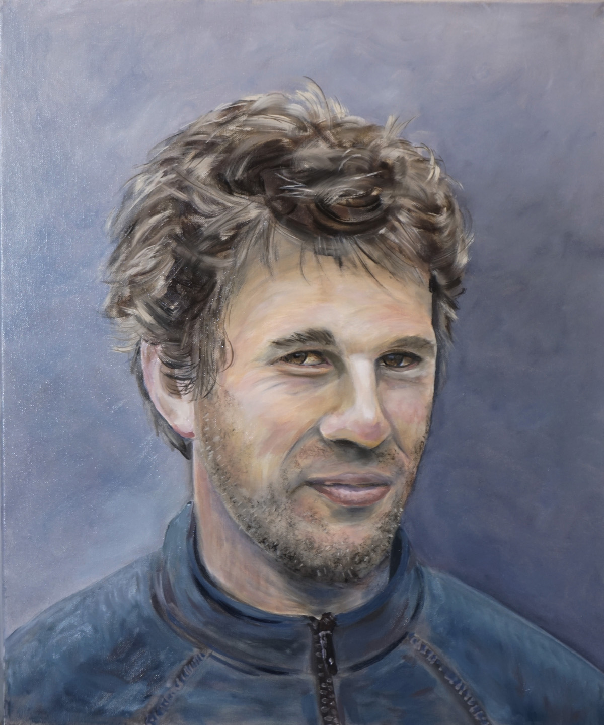 Portret - Julien M - Olieverf - Pieter Broertjes