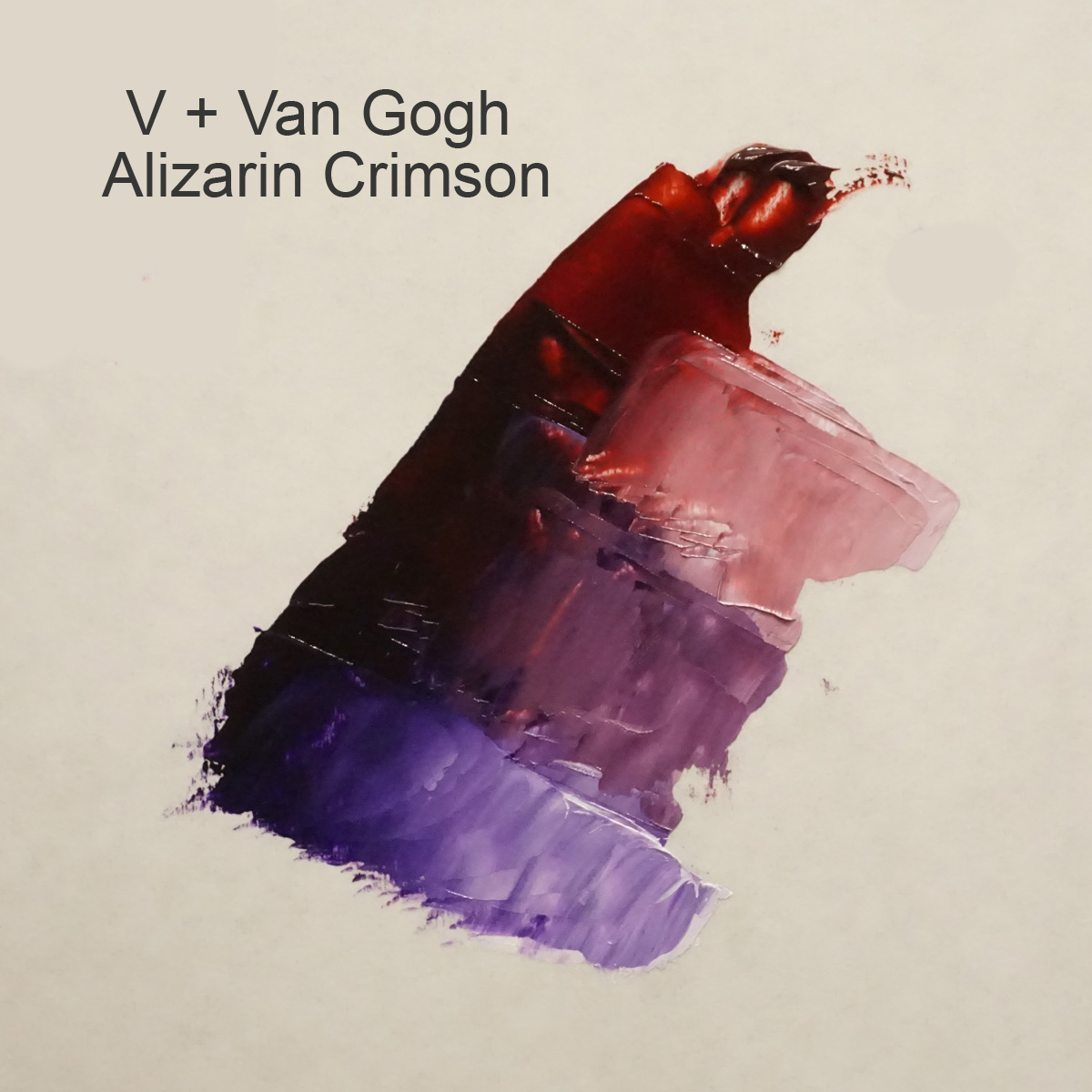 Palet - Violet en Alizarin Crimson Rood