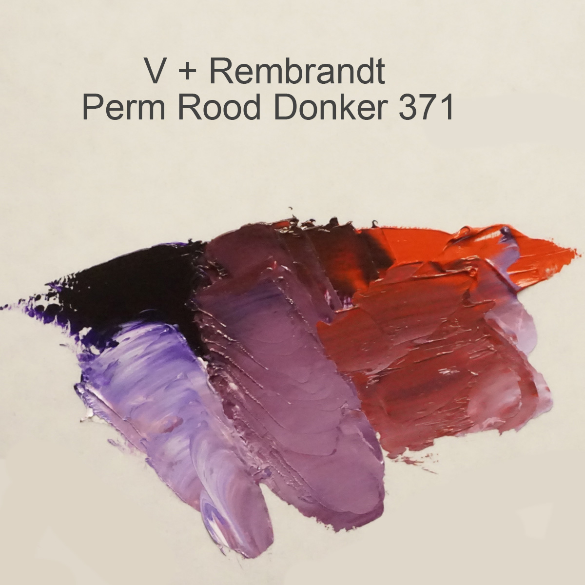 Palet - Violet en Permanent Rood Donker