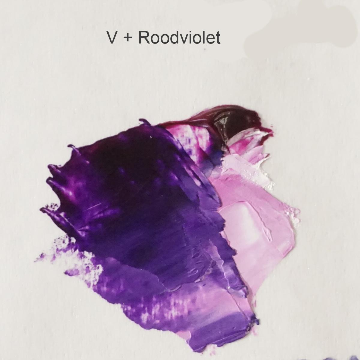 Palet Violet met Permanent Roodviolet