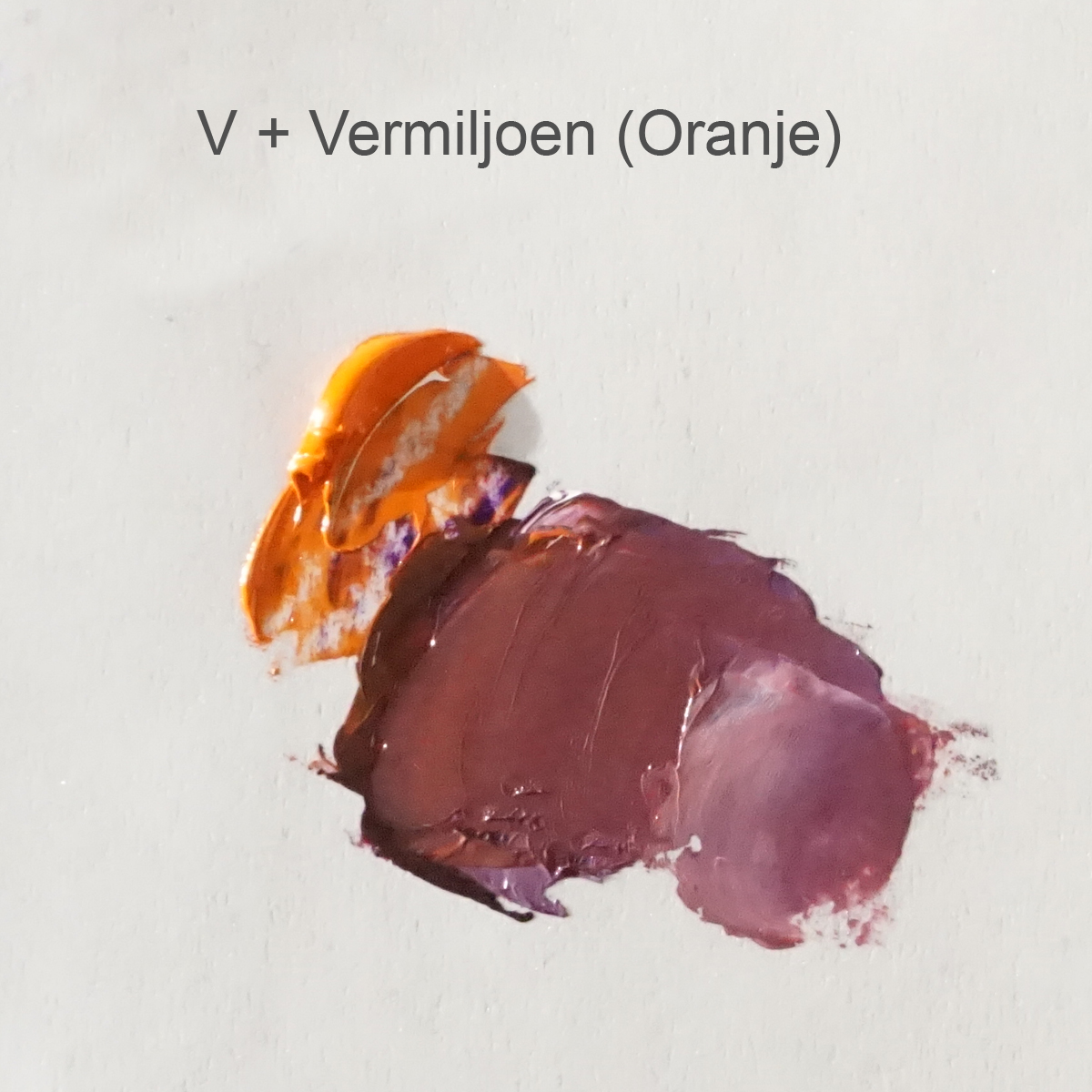 Mengen - Violet en Vermiljoen Oranje