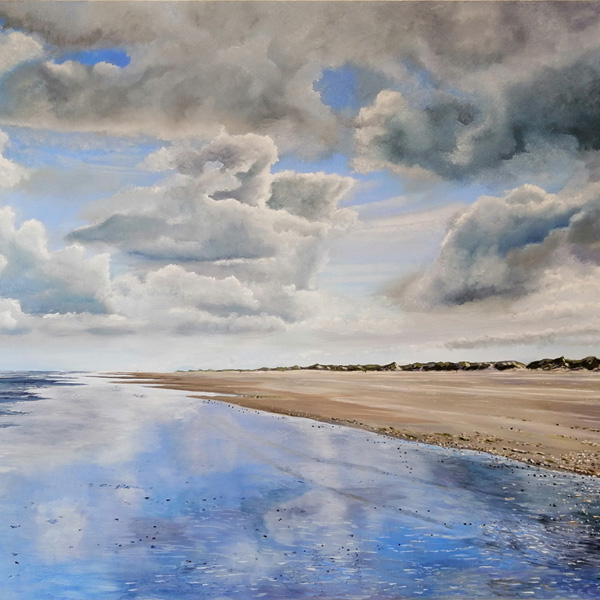 Terschelling - Strand en Duinen bij paal 22
