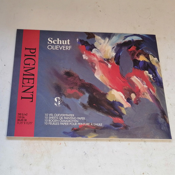 Schilderen op olieverfpapier 01