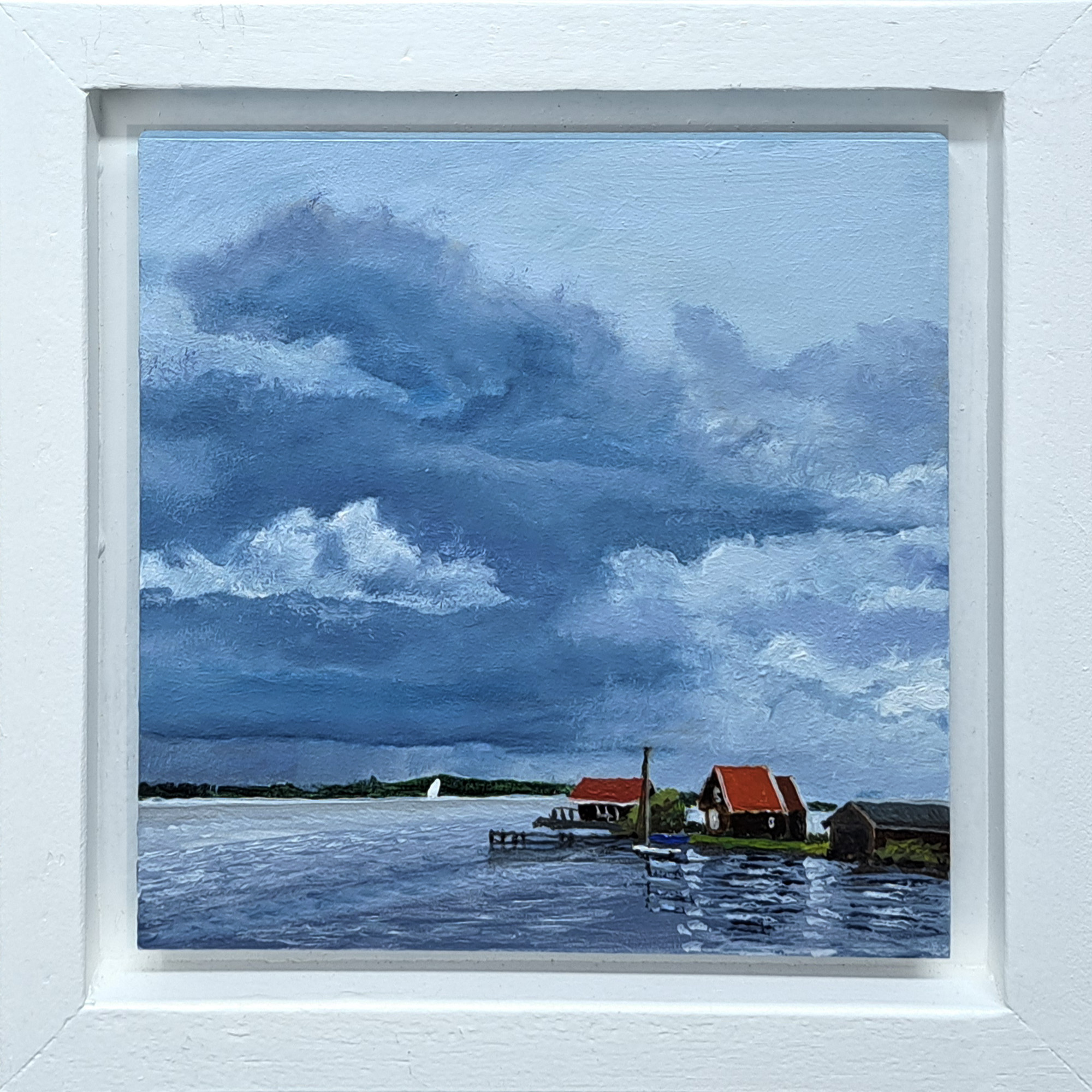 MM15x15 - Earnewâlsd - Dijkhuis en Boothuis met dreigende lucht-www