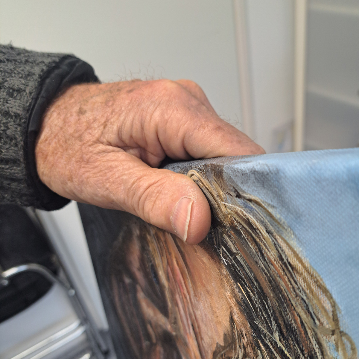 vastpakken canvas doek - zo niet