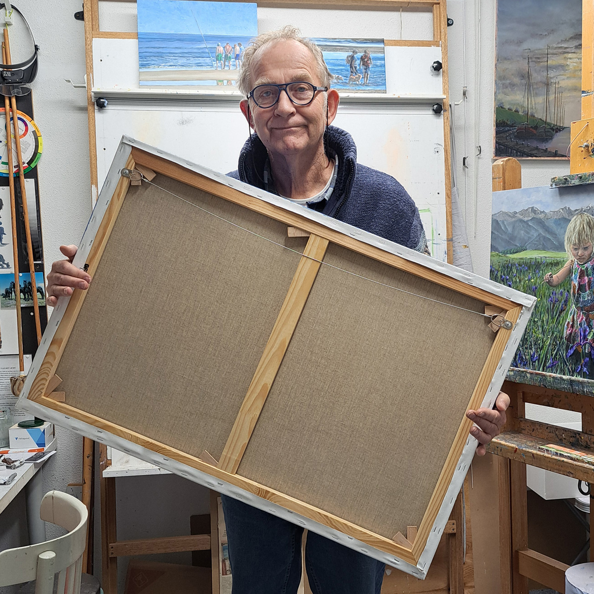 vastpakken canvas doek - zo wel